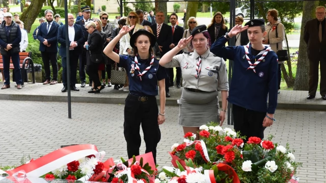 Tczew - Tczew uczcił 234. rocznicę uchwalenia Konstytucji 3 Maja
