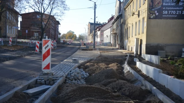 Tczew - Remont Łąkowej zgodnie z planem