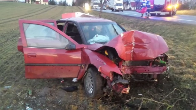 Tczew - Poważny wypadek na dk 91. Sześć osób rannych