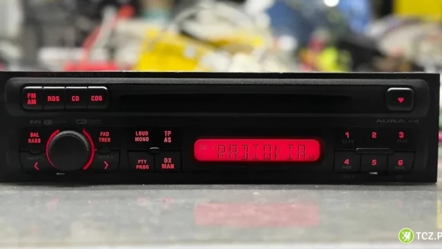 Tczew - Oryginalne radio Aura CD - Seat Leon I, Toledo II