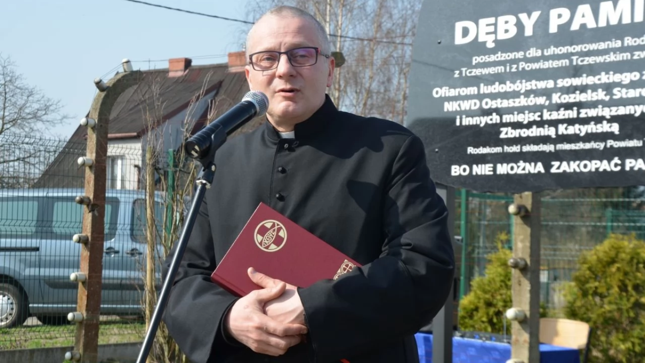 Tczew - Uroczystości przy Panteonie Katyńskim