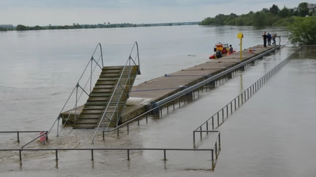 Tczew - Wisła rośnie, ale prawdopodobnie nie przekroczy stanu alarmowego