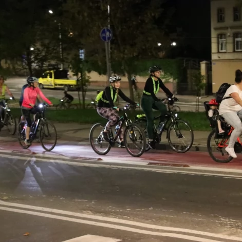 Tczew - Nocny przejazd rowerowy Świetlik