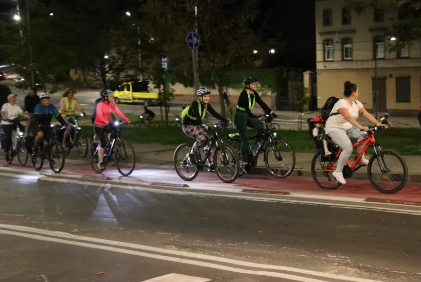 Tczew - Nocny przejazd rowerowy Świetlik