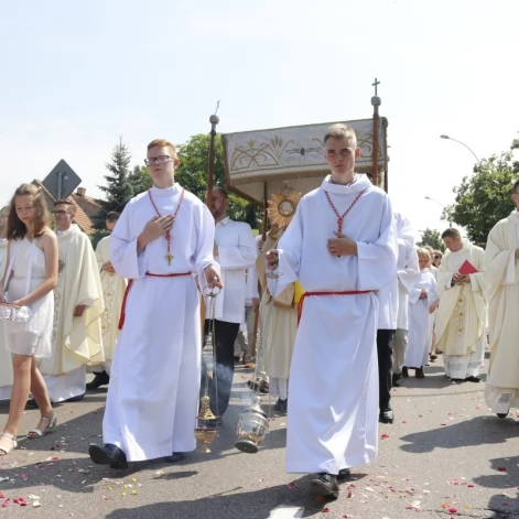 Tczew - Boże Ciało - procesja z Najświętszym Sakramentem