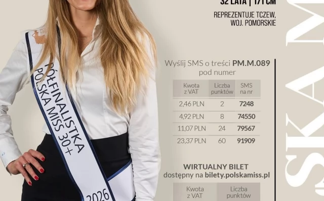 Tczew - Tczewianka walczy o tytuł "Polska Miss". Możemy pomóc!