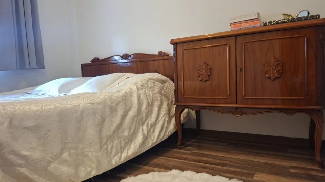 Tczew - Łózko Sypialniane z materacem + Komoda