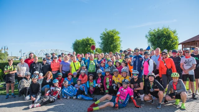 Tczew - Rowerowy Rajd Gwiaździsty przejechał przez Powiat Tczewski
