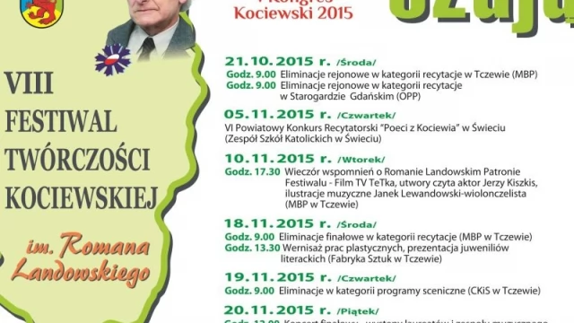 Tczew - VIII Festiwal Twórczości Kociewskiej im. Romana Landowskiego coraz bliżej