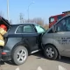 Tczew - Trzy pojazdy zderzyły się na wjeździe do Tczewa