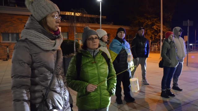 Tczew - Antywojenna demonstracja przeszła ulicami Tczewa