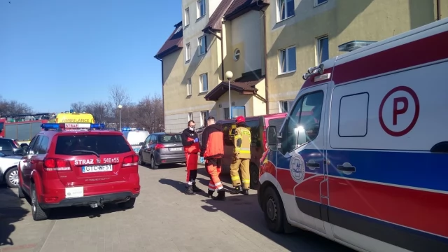 Tczew - Dramat na Suchostrzygach. Mężczyzna dźgnął nożem kobietę, potem siebie