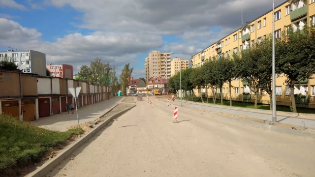 Tczew - Trwa przebudowa ulicy Jedności Narodu - sprawdzamy, kiedy koniec prac