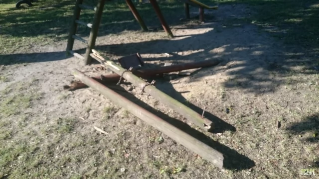 Tczew - Zdewastowane place zabaw
