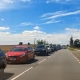 Tczew - Weekendowe korki przez remont na A1