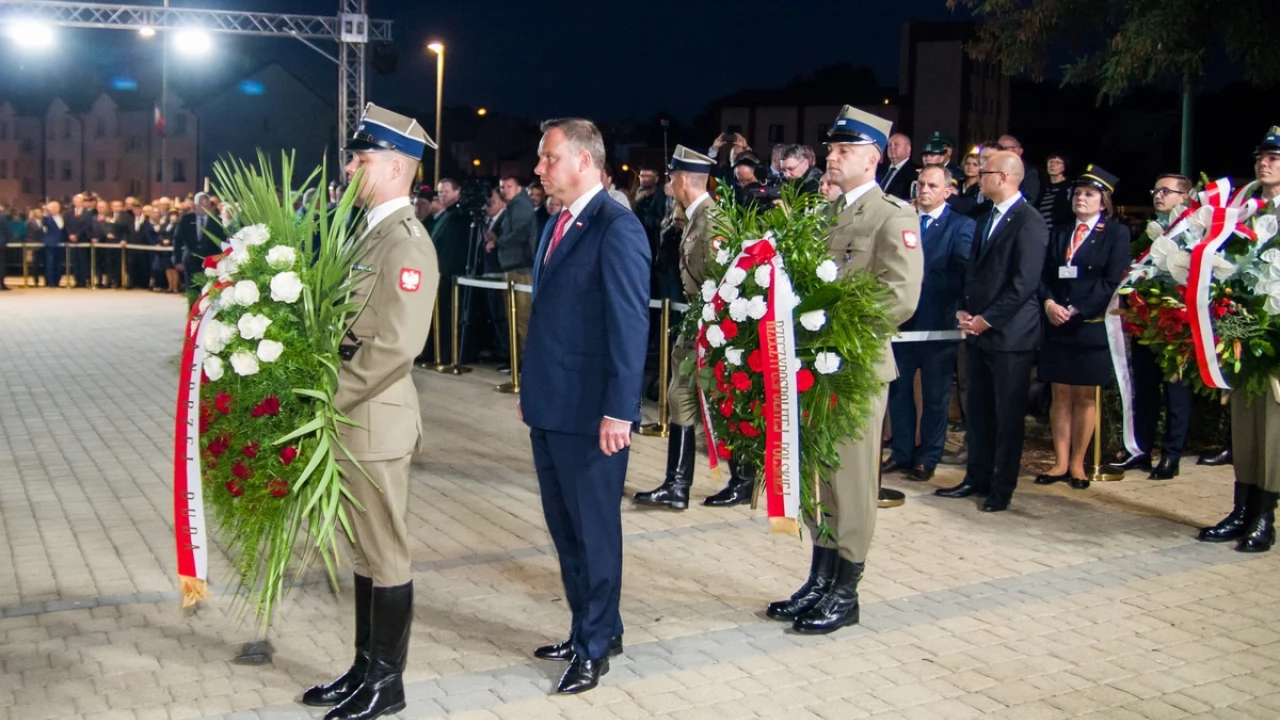 Tczew - 79. rocznica wybuchu II wojny światowej z udziałem prezydenta RP, Andrzeja Dudy