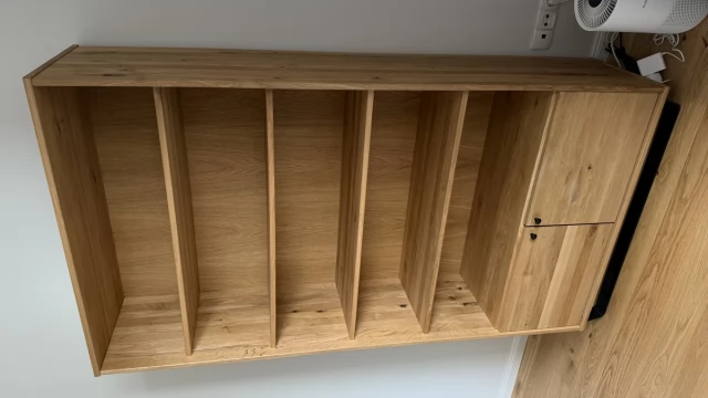 Tczew - Dębowy regał woodica 105cm stan idealny