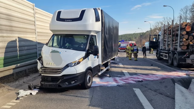 Tczew - Poważny wypadek na DK90. Dwie osoby ranne