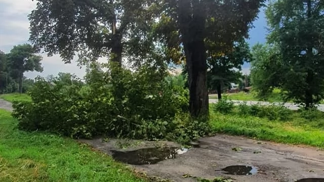 Tczew - Duże straty po nawałnicy w południowej części powiatu tczewskiego