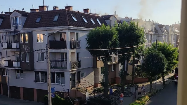 Tczew - Jedna ofiara śmiertelna. Pożar w bloku na Paderewskiego