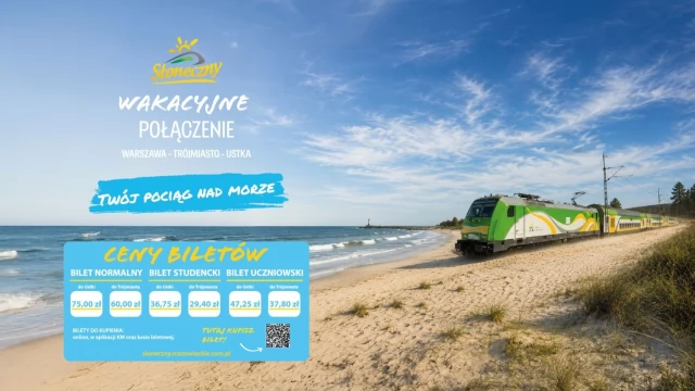 Tczew - Jubileusz "Słonecznego" - 20 edycja połączeń Kolei Mazowieckich nad morze