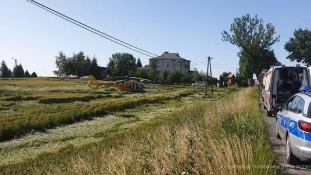 Tczew - Poważny wypadek w Narkowach. Sześć osób rannych!
