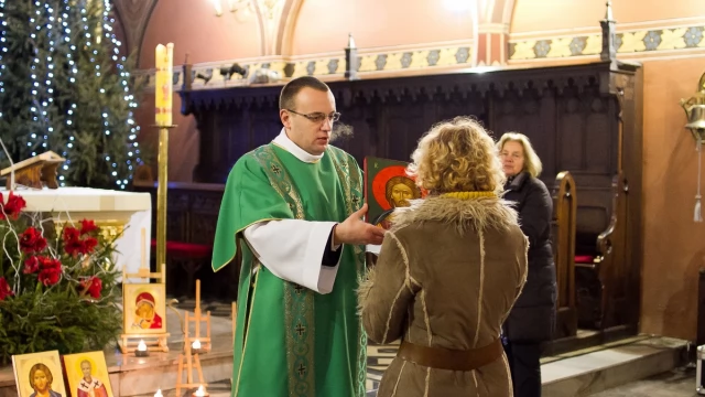 Tczew - Obrzęd poświęcenia ikon w tczewskiej Farze