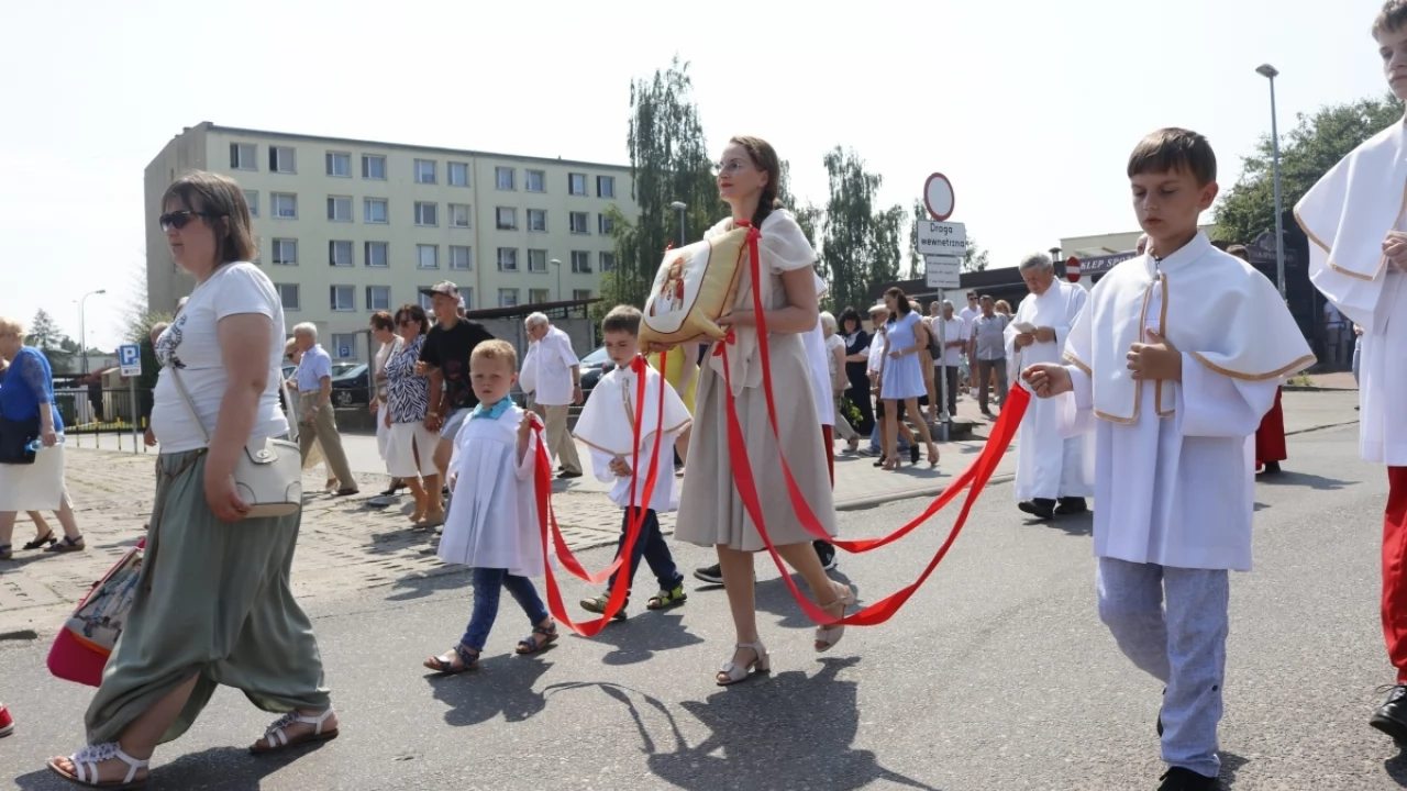 Tczew - Boże Ciało - procesja z Najświętszym Sakramentem