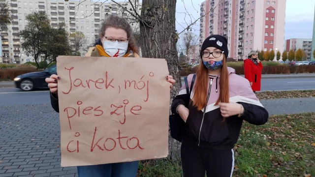 Tczew - Tczewianki i tczewianie ponownie wyszli na ulice #StrajkKobiet (WIDEO)