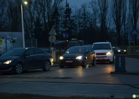 Tczew - Kolejki przed stacjami paliw