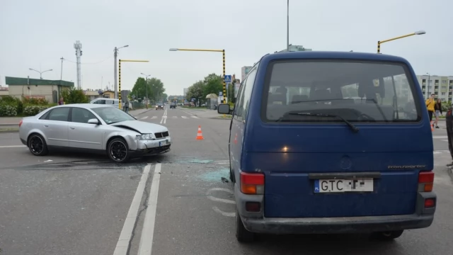 Tczew - Kociewska/Żwirki. Wypadek z udziałem trzech samochodów