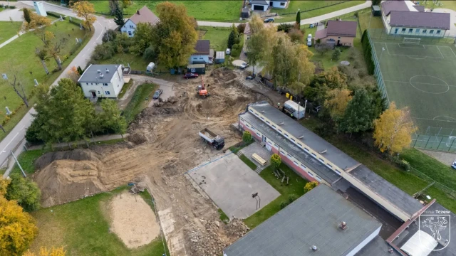 Tczew - Rosną mury szkoły w Lubiszewie