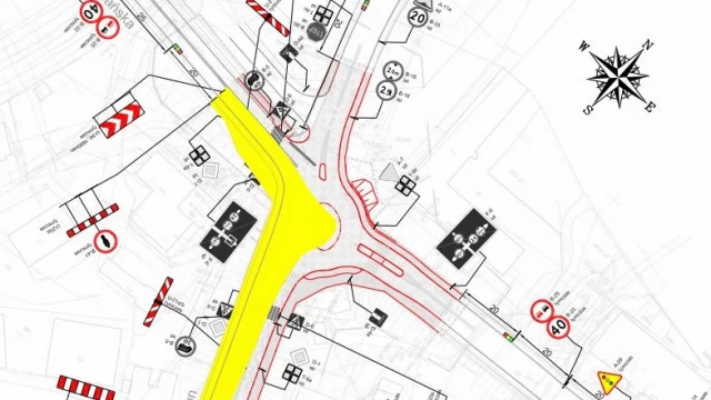 Tczew - Budowa ronda na 1. Maja. Sprawdź, jaka organizacja ruchu na czas budowy