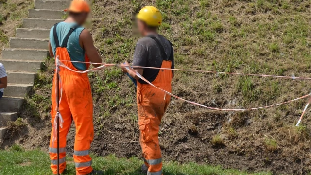 Tczew - Wypadek przy remoncie mostu! Zawaliło się rusztowanie - są ranni