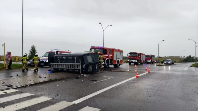 Tczew - Niebezpiecznie na drogach. Dwa poważne wypadki w jedno popołudnie! [AKTUALIZACJA]