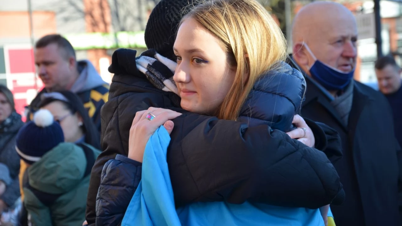 Tczew - Polacy i Ukraińcy ramię w ramię przeciw rosyjskiej agresji