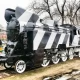 Tczew - Stoi na stacji lokomotywa... Rozpoczyna się transport 80-tonowego parowozu
