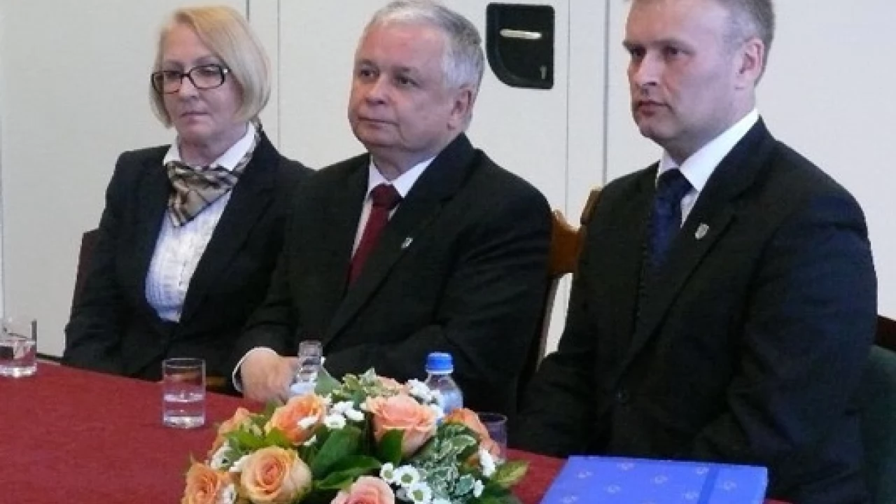 Tczew - Lech Kaczyński w Tczewie