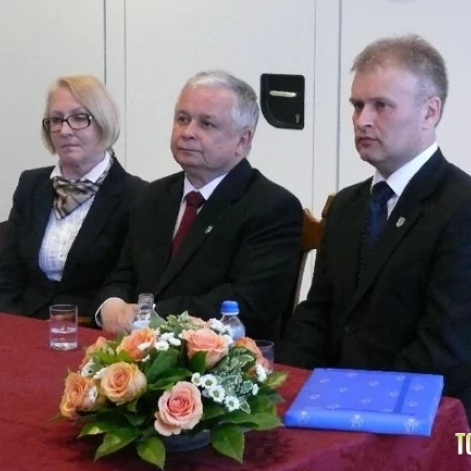 Tczew - Lech Kaczyński w Tczewie