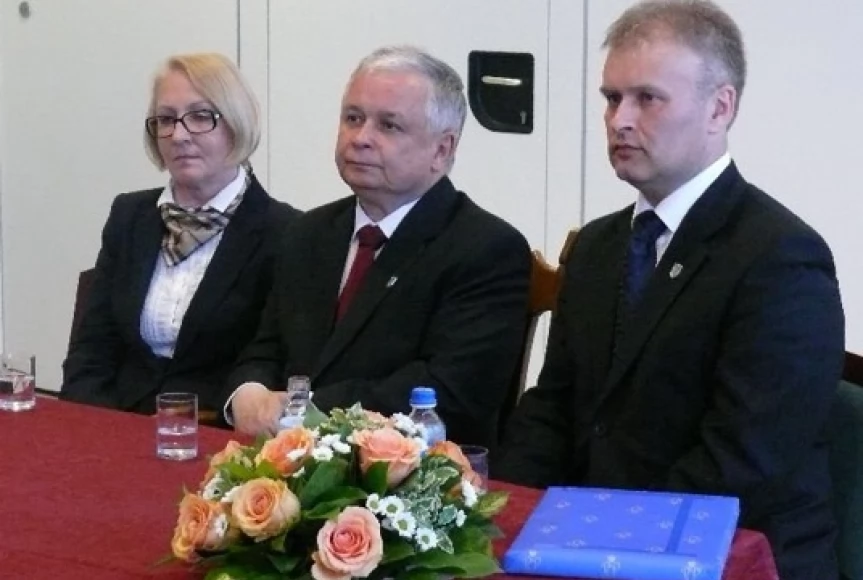 Tczew - Lech Kaczyński w Tczewie