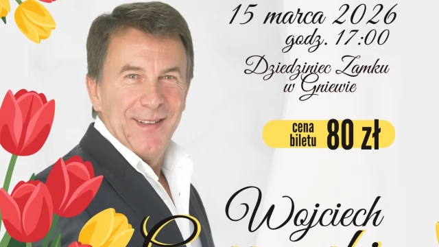 Tczew - Wojciech Gąssowski w Gniewie: Legenda polskiej piosenki na Zamkowym Dziedzińcu