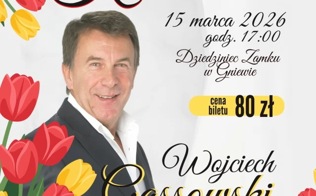 Tczew - Wojciech Gąssowski w Gniewie: Legenda polskiej piosenki na Zamkowym Dziedzińcu