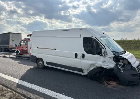 Tczew - A1 zablokowana po kolizji w Kopytkowie