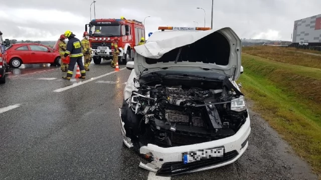 Tczew - Dwie osoby ranne w wypadku na dk "22"