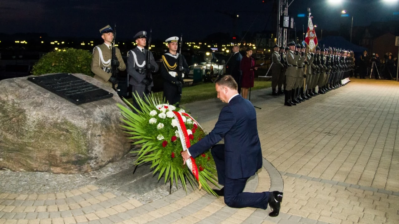 Tczew - 79. rocznica wybuchu II wojny światowej z udziałem prezydenta RP, Andrzeja Dudy