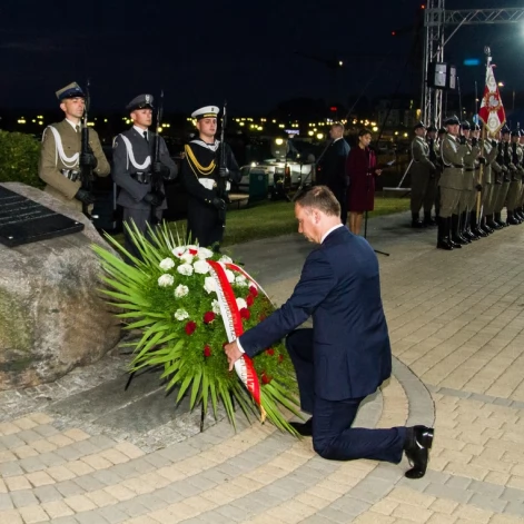 Tczew - 79. rocznica wybuchu II wojny światowej z udziałem prezydenta RP, Andrzeja Dudy