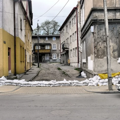 Tczew - Stan Wisły oraz przygotowania do nadejścia fali