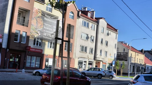 Tczew - Zieleń i oświetlenie na Gdańskiej