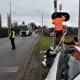 Tczew - Pijany kierowca VW staranował znak i sygnalizator świetlny
