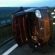 Tczew - Zablokowana autostrada A1, dwie osoby poszkodowane [Aktualizacja]